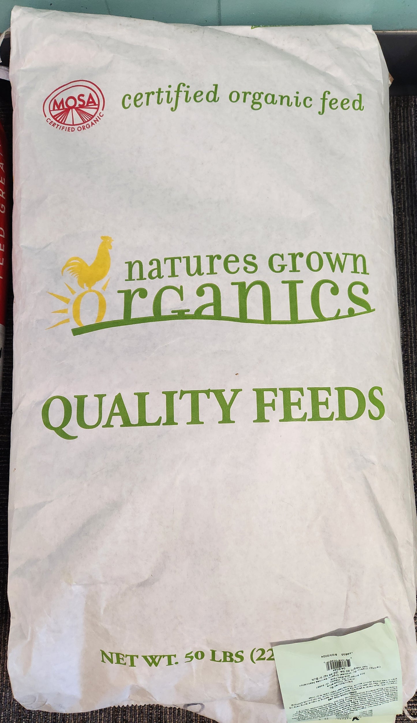 Chicken Feed, Organic Layer Pellets
