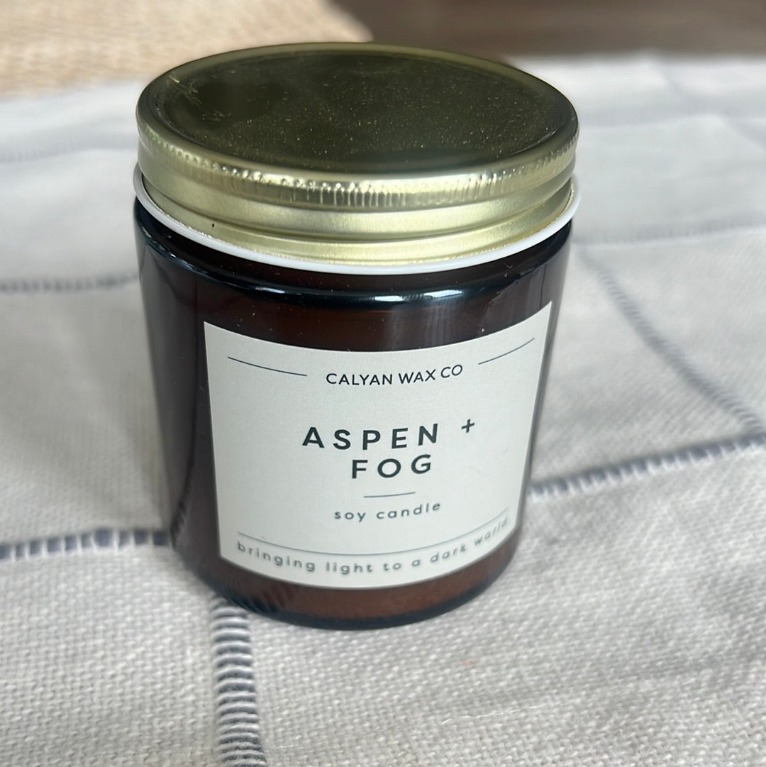 Candle, Calyan Wax Co. 3.1 oz 100% Soy- assorted scents