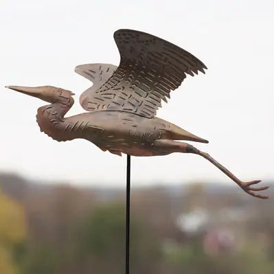 Heron Garden Stake #108