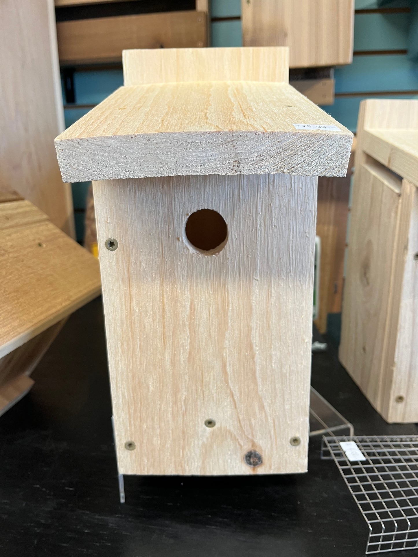 Bird House, Pine, Pole Mount