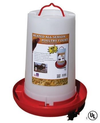 Chicken Equipment, Heated Poultry Fountain