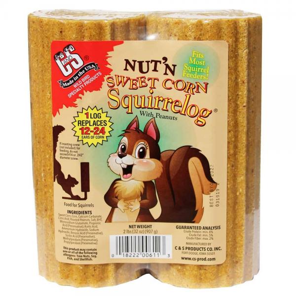Nut'n Sweet Corn Squirrel Log