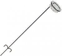 Erva Dish Feeder Pole, Clear Glass