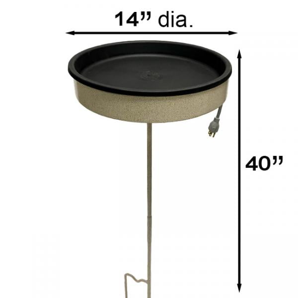 Bird Bath, Heated Erva Pole Mount
