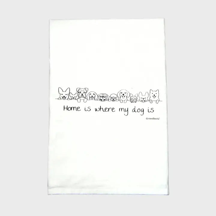 Green Bee Tea Towels, Variety