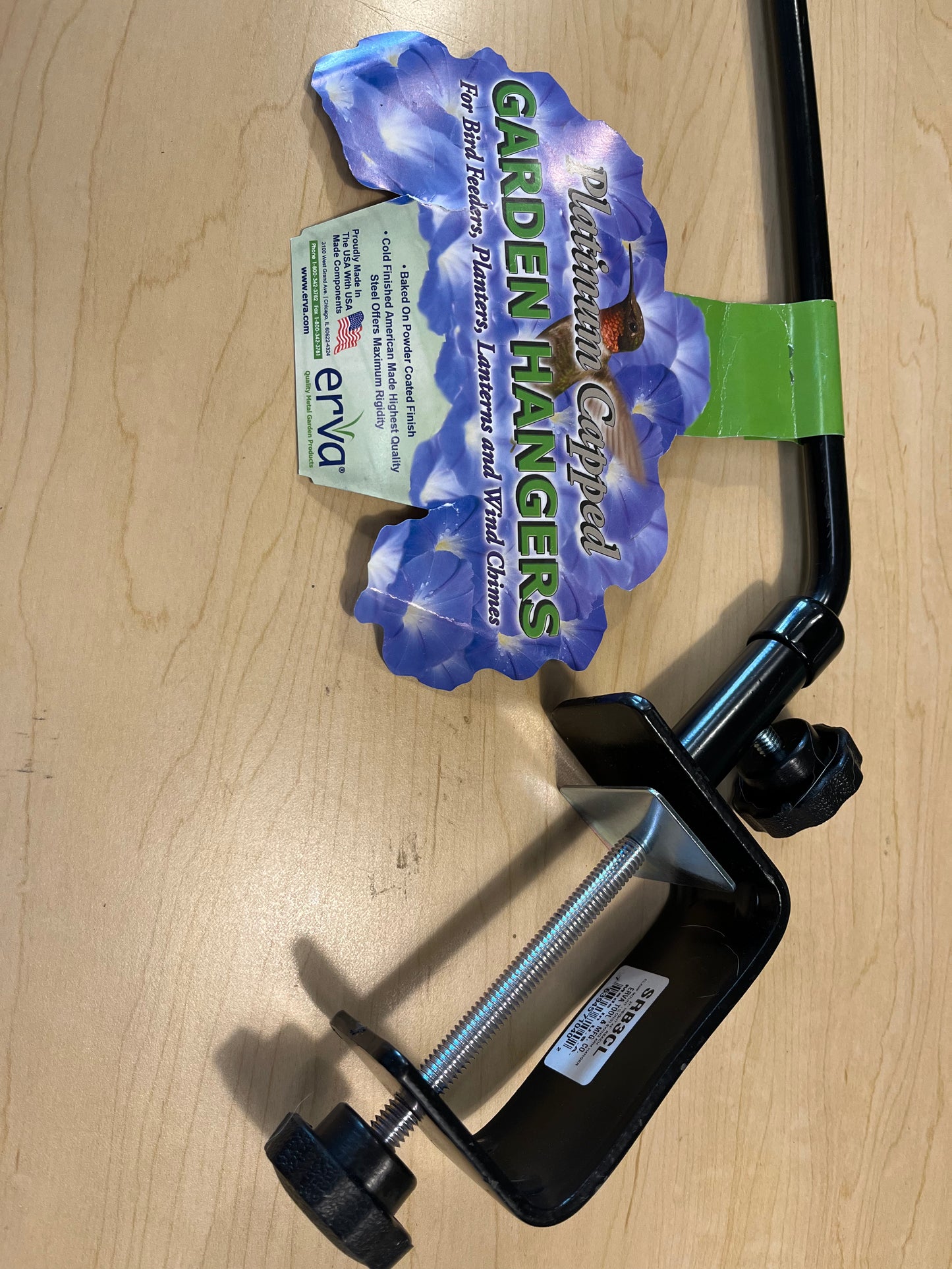 ERVA, Clamp Mount Deck Hanger w/Swing Arm 27"