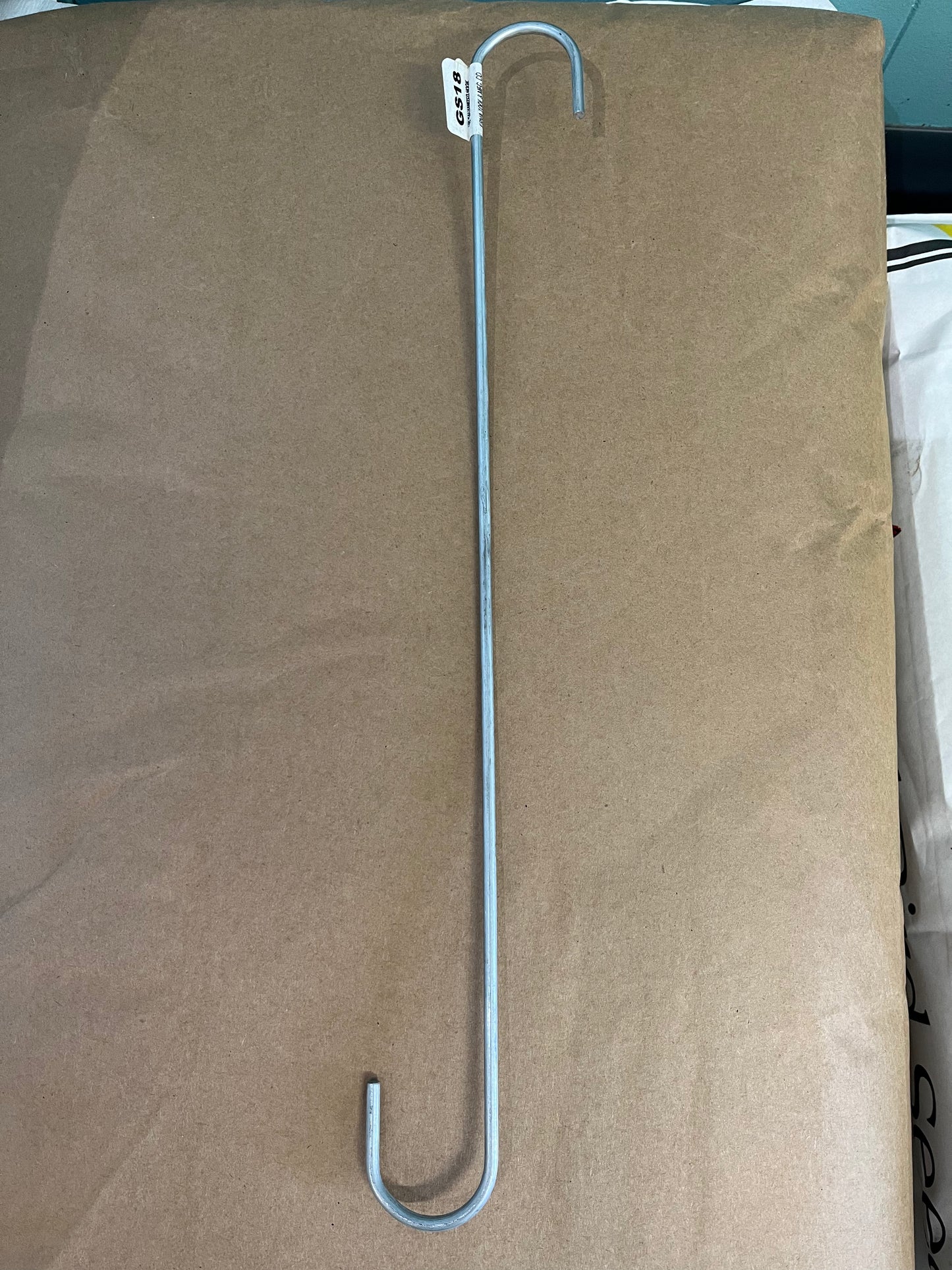 Hook, 18 inch Galvanized Steel