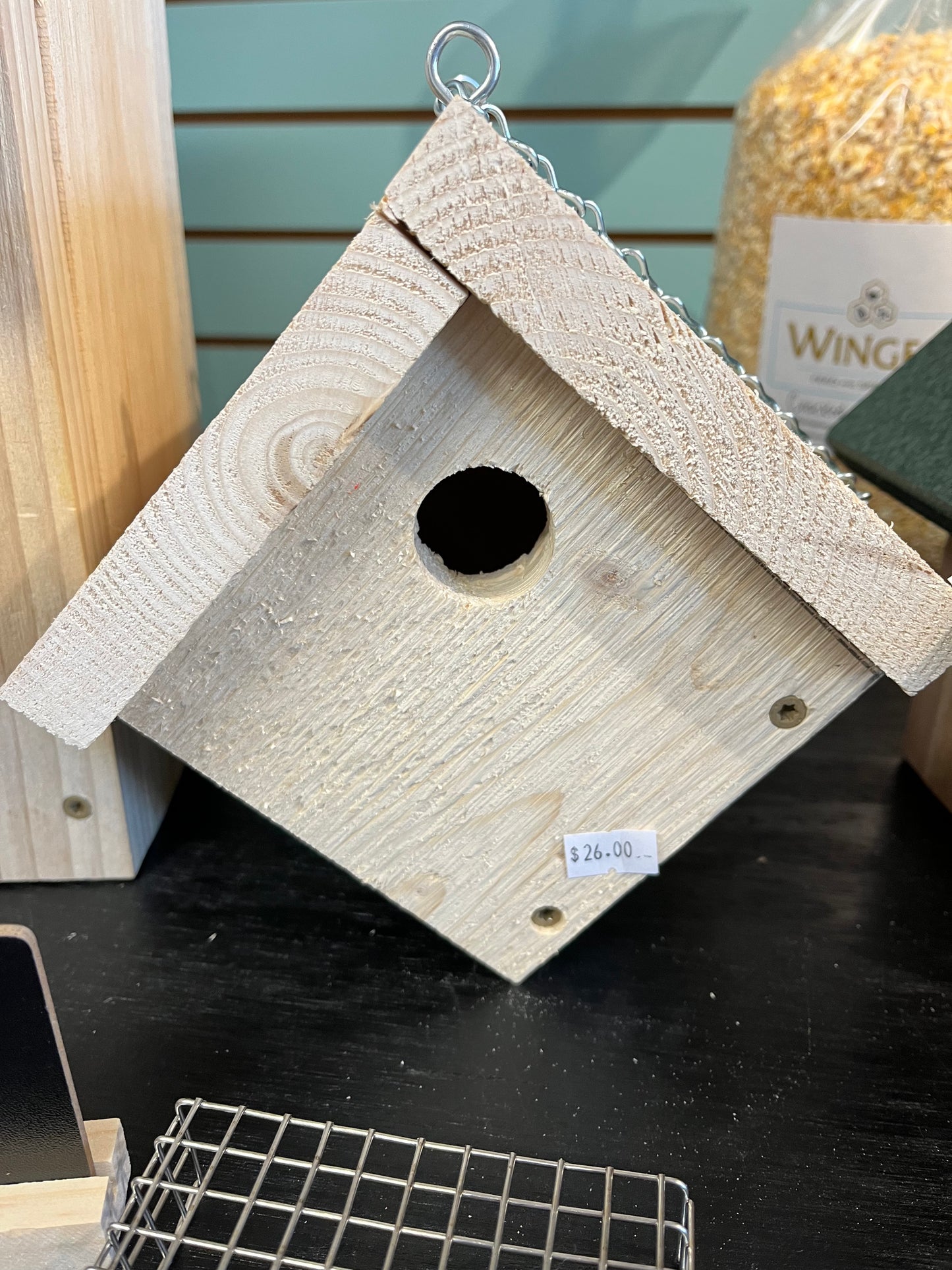 Bird House, Pine, Hanging