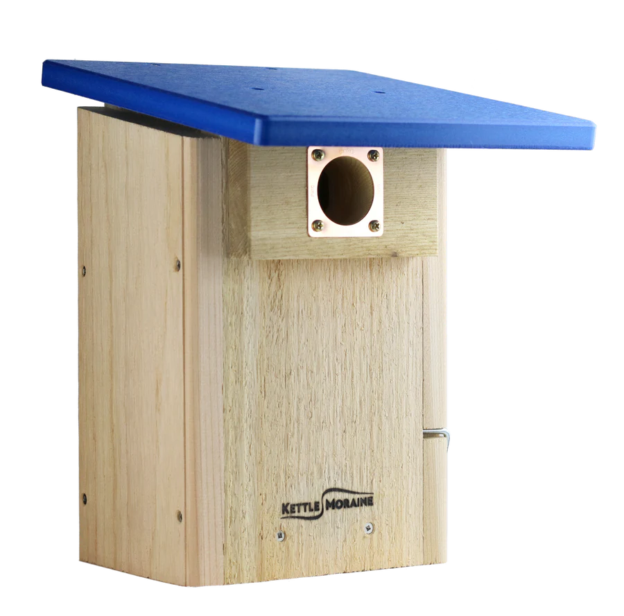 BIrdhouse, Kettle Moraine, Super Bluebird Cedar w/Plastic Roof
