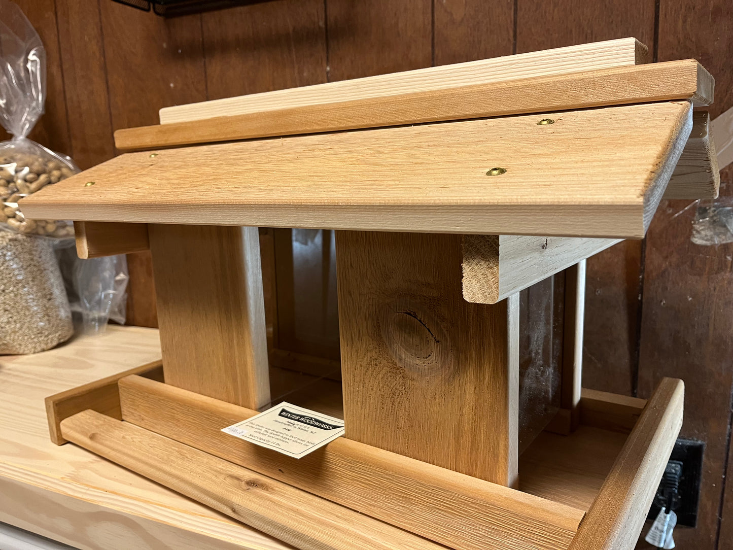 Feeder, Hopper, Winter Woodworks Post Mount