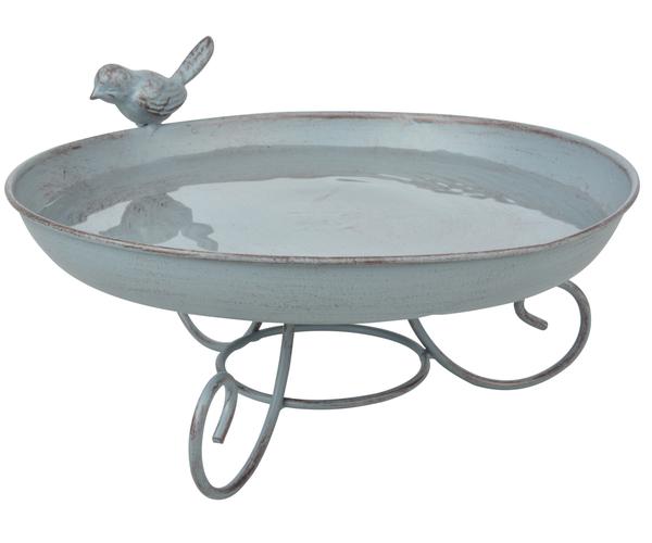 Bird Bath, Metal Ground Standing
