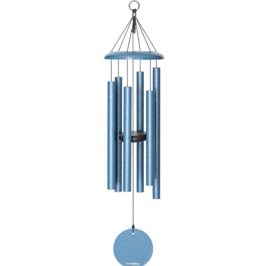 Wind Chime, 30" Sky Blue Corinthian Bells