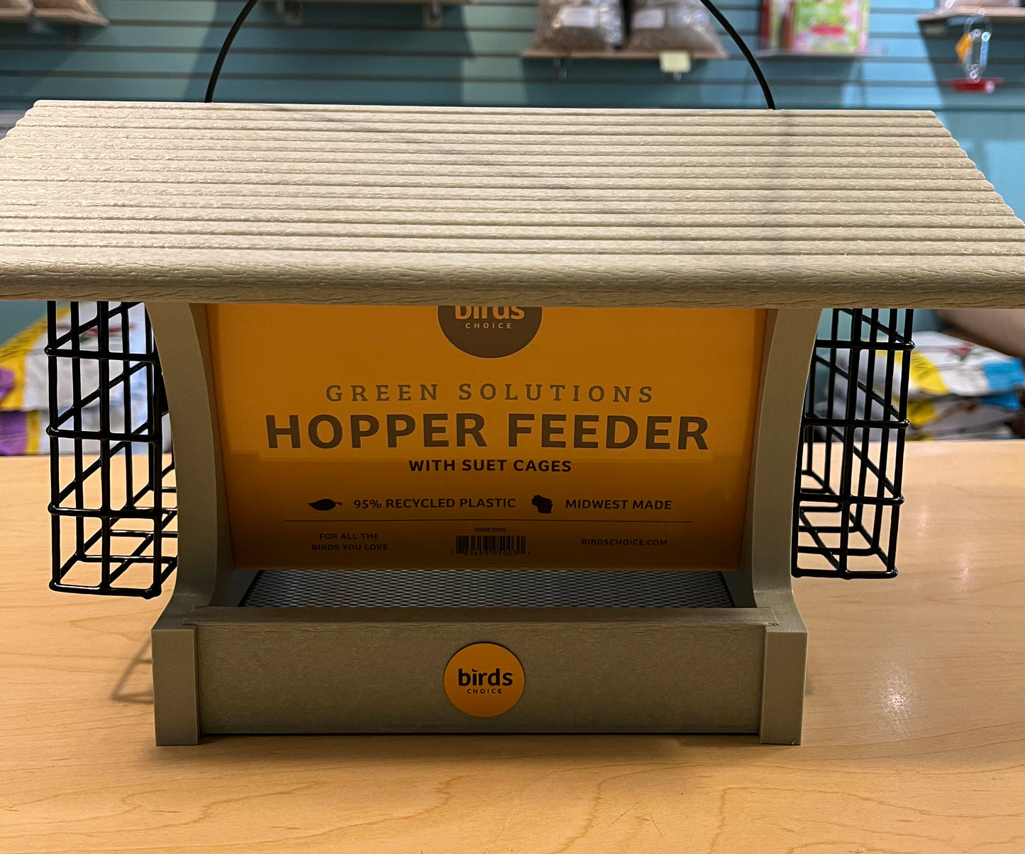 Feeder, Medium Hopper with Suet Cages