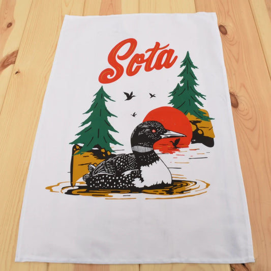 Sota Retro Loon Tea Towel