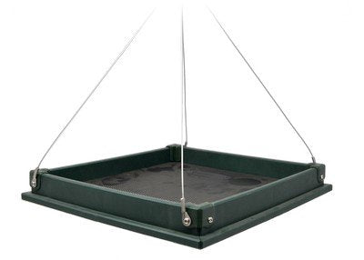 Feeder, Hanging Tray, Recycled Plastic Green