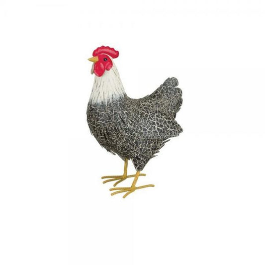Metal Hen Decor