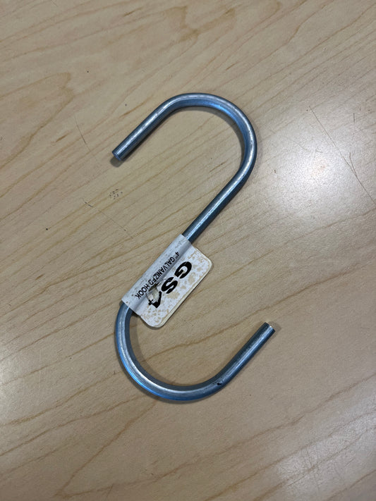 Hook, 4 inch Galvanized Steel