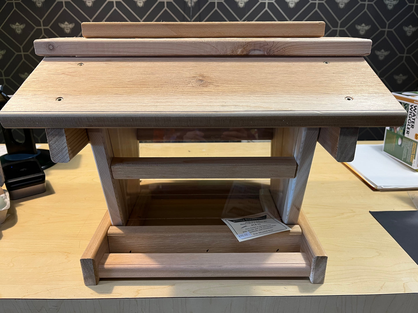 Feeder, Hopper, Winter Woodworks Post Mount