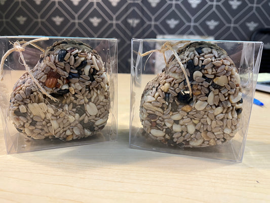 Chickadee Snack Seed Heart