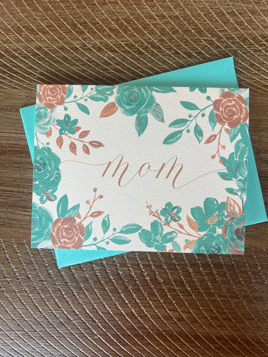 Greeting Card watercolor, Mother’s Day