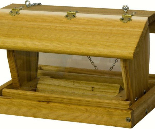 Feeder, Hopper Wood Medium