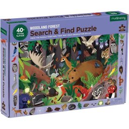 Woodland Forest Search and Find 64 Piece Puzzle