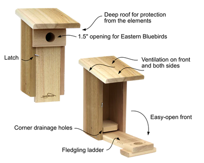 Nest Box, Bluebird, Kettle Moraine